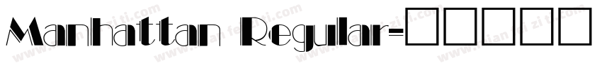 Manhattan Regular字体转换